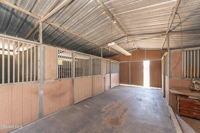 view of stable