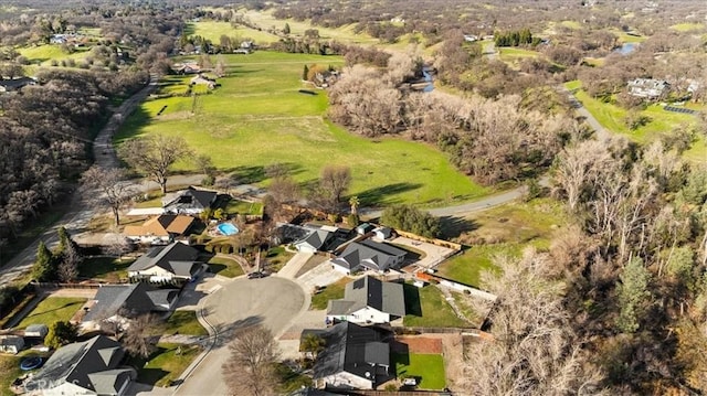 drone / aerial view featuring a residential view