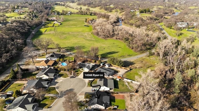 bird's eye view featuring a residential view