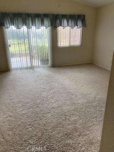 empty room with carpet flooring