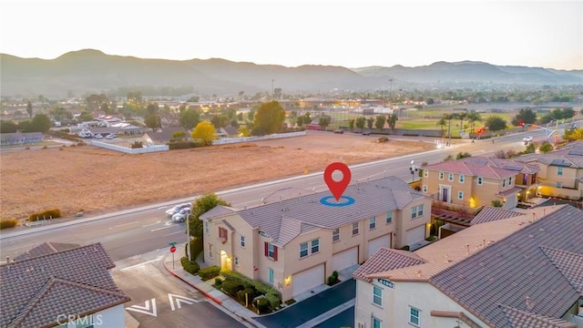 41985 Davenport Way Unit B, Murrieta, CA 92562 - aerial view featuring a residential view and a mountain view