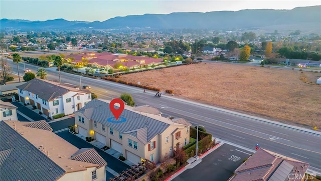 41985 Davenport Way Unit B, Murrieta, CA 92562 - aerial view featuring a mountain view and a residential view