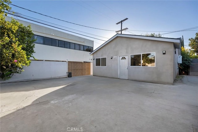 exterior space with a patio area