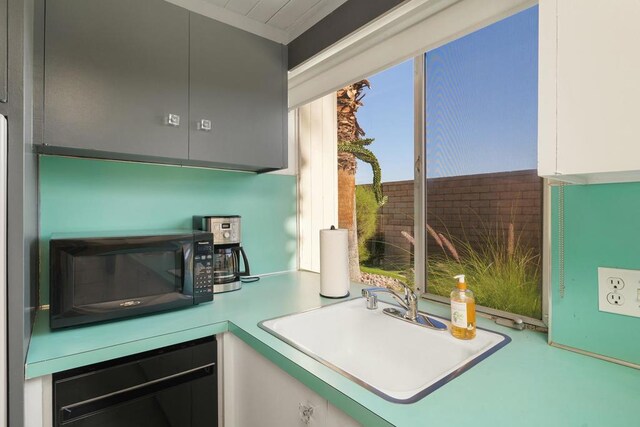 kitchen with a healthy amount of sunlight and sink