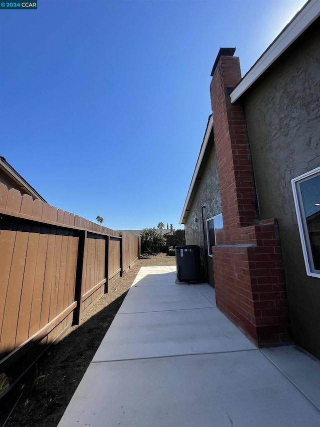 exterior space with a patio area