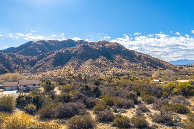 view of mountain feature