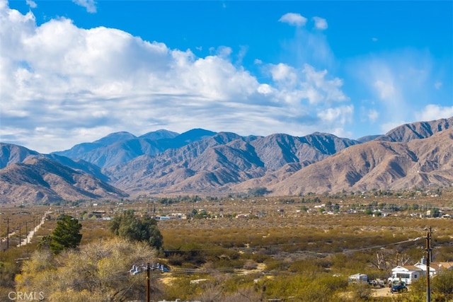 view of mountain feature