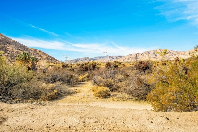 view of mountain feature