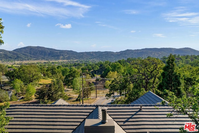 view of mountain feature