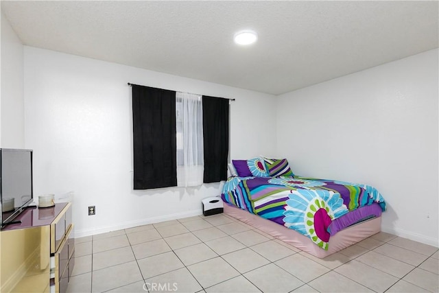 view of tiled bedroom