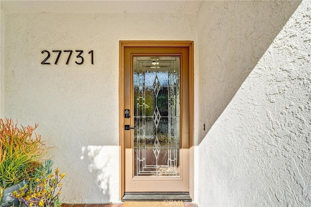 view of property entrance