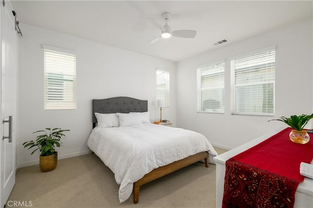 32879 Brunello Way, Temecula, CA 92591 - bedroom featuring light carpet and a ceiling fan