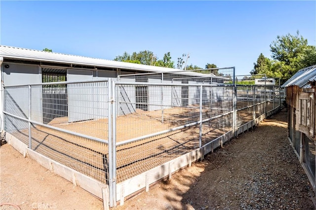 view of stable