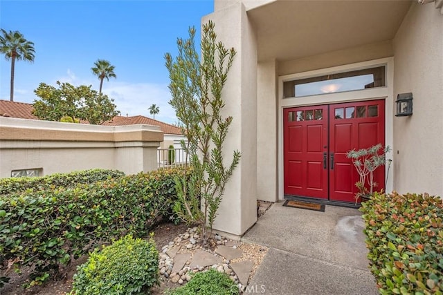 view of property entrance