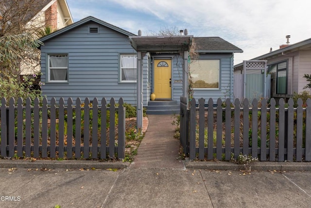 view of front of home