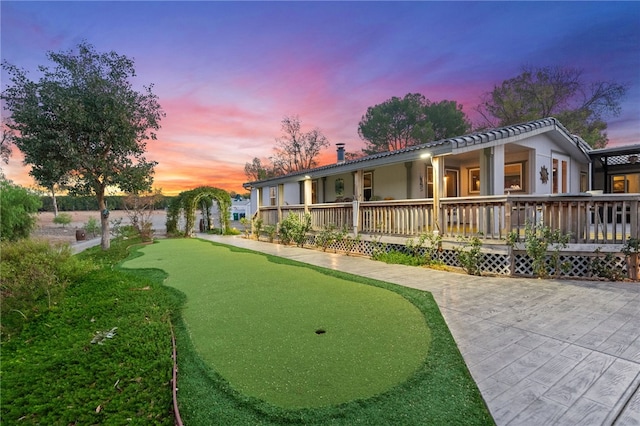 41026 Los Amantes Rd, Temecula, CA 92592 - view of property's community with an area to practice putting