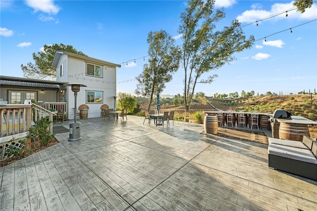41026 Los Amantes Rd, Temecula, CA 92592 - deck featuring outdoor dining area and area for grilling