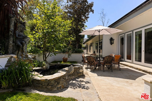 view of patio