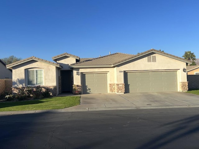 ranch-style house with a garage