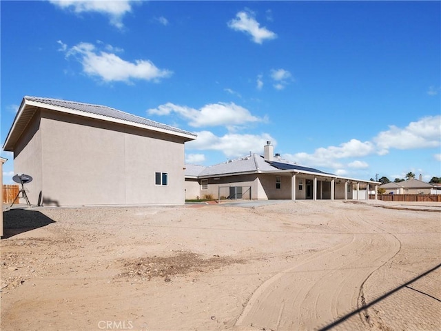 view of rear view of property