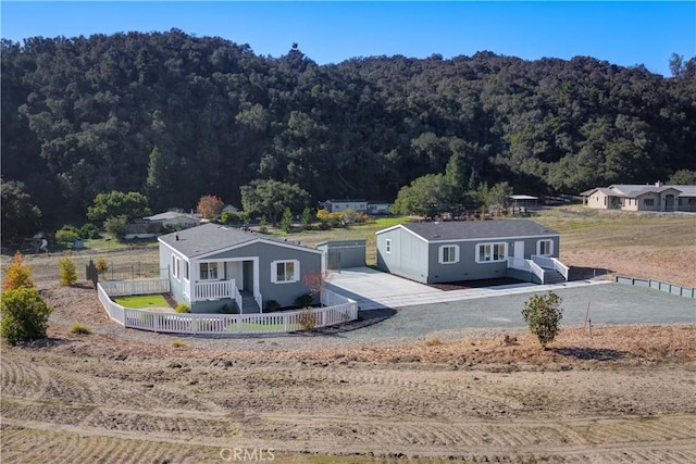 1592 Deer Canyon Rd, Arroyo Grande, CA 93420 - view of subject property with a forest
