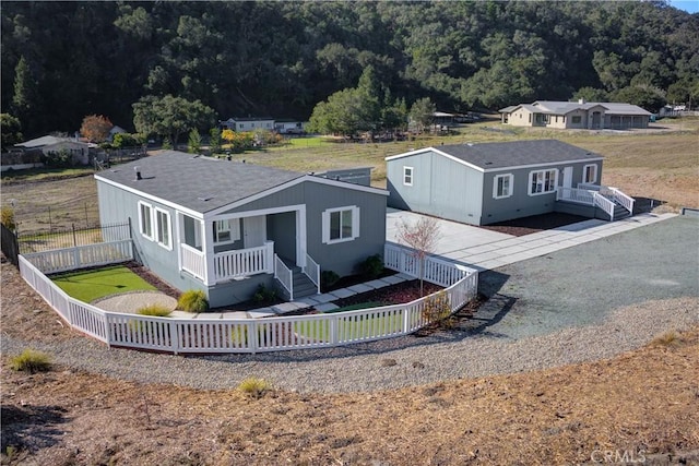 1592 Deer Canyon Rd, Arroyo Grande, CA 93420 - view of subject property with a forest