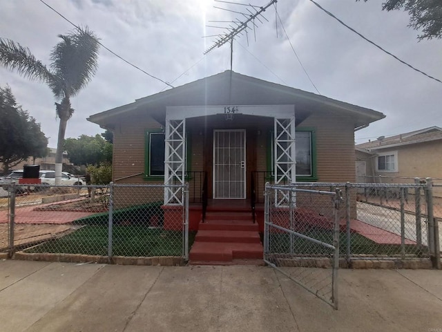 view of bungalow-style house