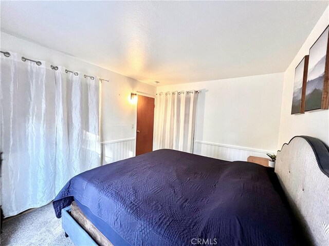 206 E Barker Blvd, Big Bear City, CA 92314 - bedroom featuring wainscoting and carpet