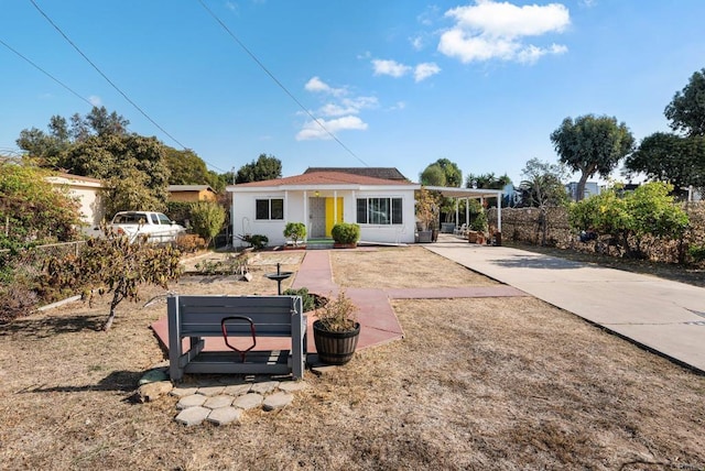 view of rear view of property