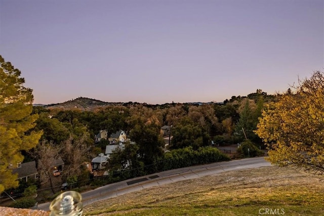 view of mountain feature