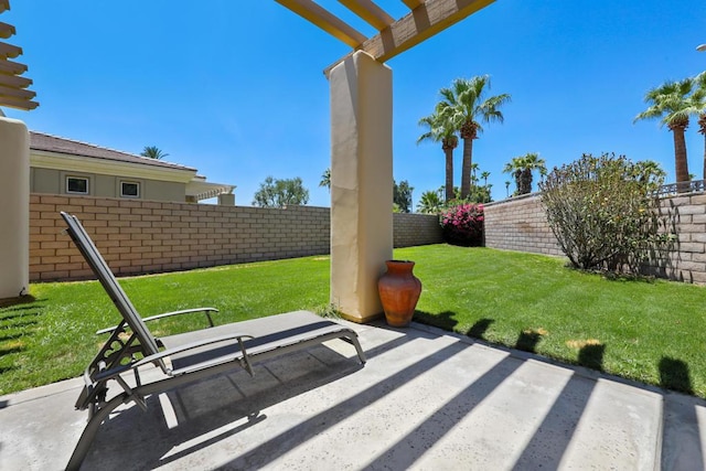 view of patio