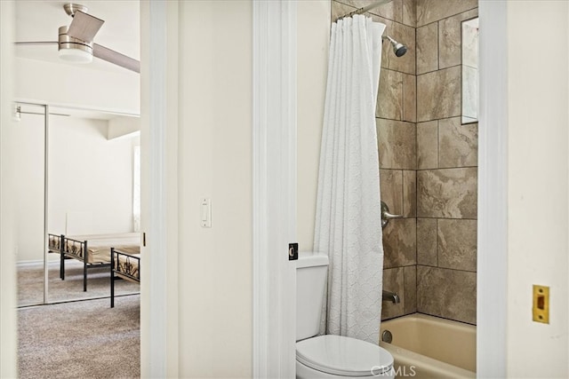 28670 Shenandoah Dr, Lake Arrowhead, CA 92352 - full bath featuring toilet and shower / tub combo