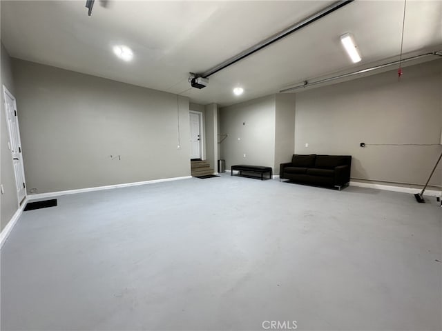 28670 Shenandoah Dr, Lake Arrowhead, CA 92352 - garage with baseboards