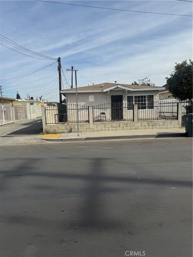 view of front of home