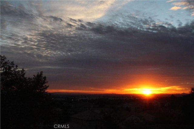 view of nature at dusk