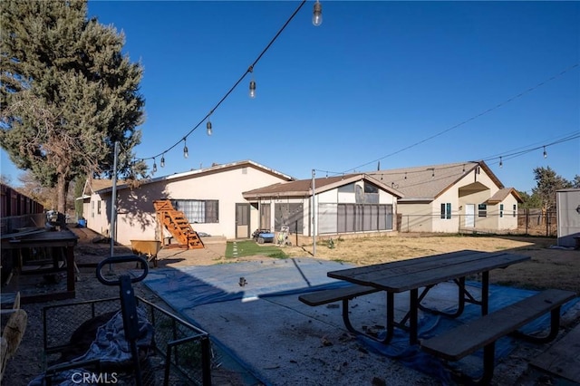 exterior space featuring a patio