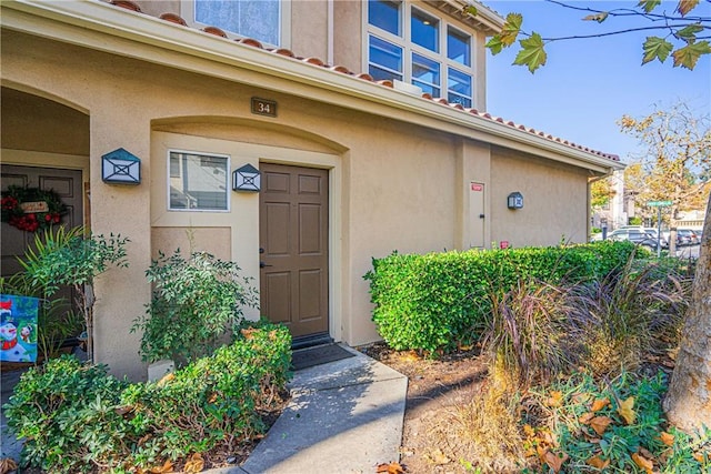 view of entrance to property