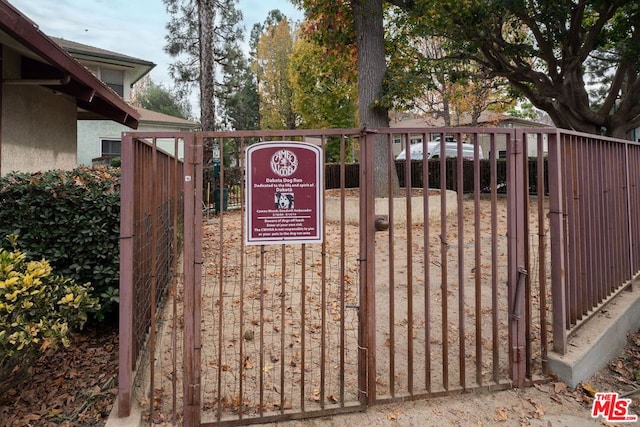 view of gate