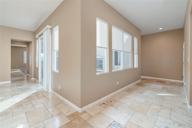 interior space featuring a wealth of natural light