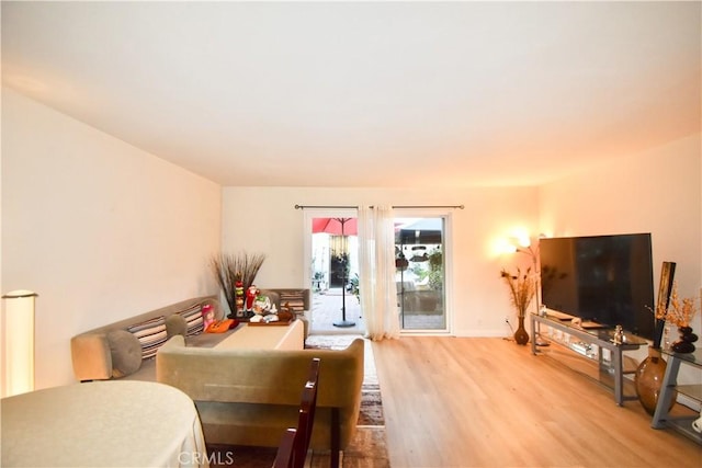 dining room featuring hardwood / wood-style flooring