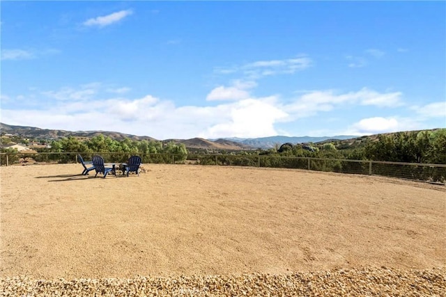 6535 Juniper Crest Rd, Agua Dulce, CA 91390 - view of yard featuring a mountain view