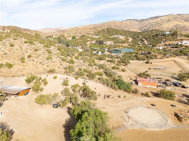6535 Juniper Crest Rd, Agua Dulce, CA 91390 - aerial view of property and surrounding area with a mountainous background and rural landscape