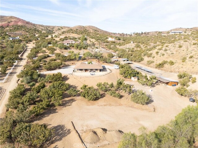 6535 Juniper Crest Rd, Agua Dulce, CA 91390 - view from above of property with mountains