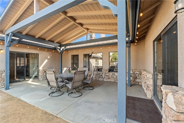 6535 Juniper Crest Rd, Agua Dulce, CA 91390 - view of patio featuring outdoor dining space