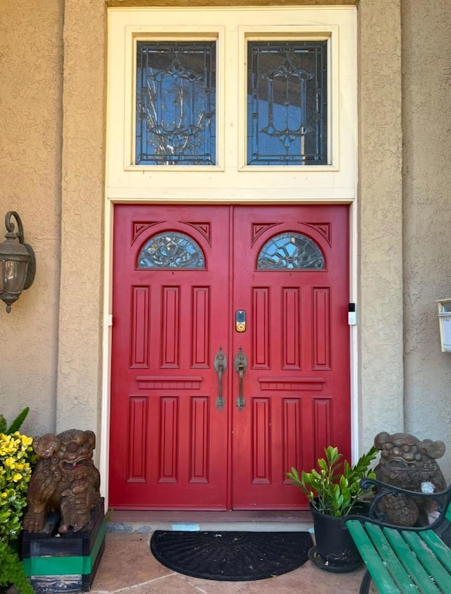 view of entrance to property