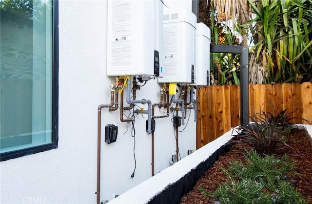 utilities with tankless water heater