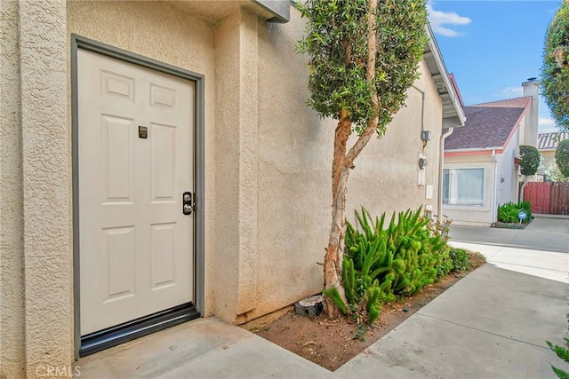 view of entrance to property