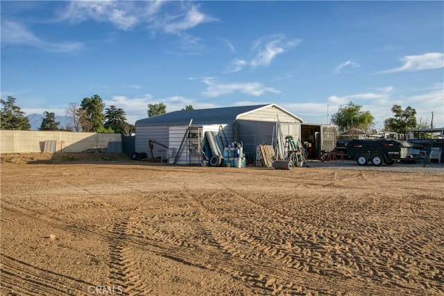 view of outbuilding