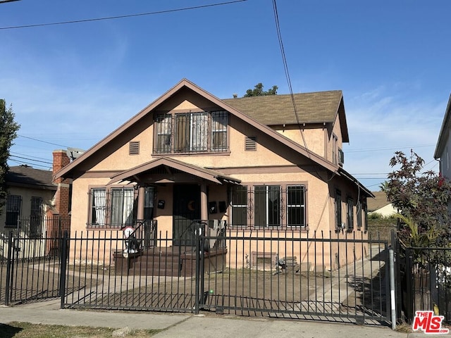 view of bungalow-style home