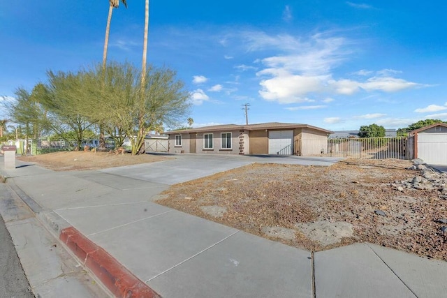 view of ranch-style home